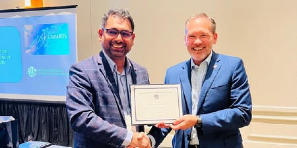 Ahmad RK Rana Nominated as Emerging Professional by ASTM Committee G01
